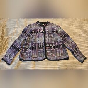 Dressbarn Patterened Blazer Size 2X